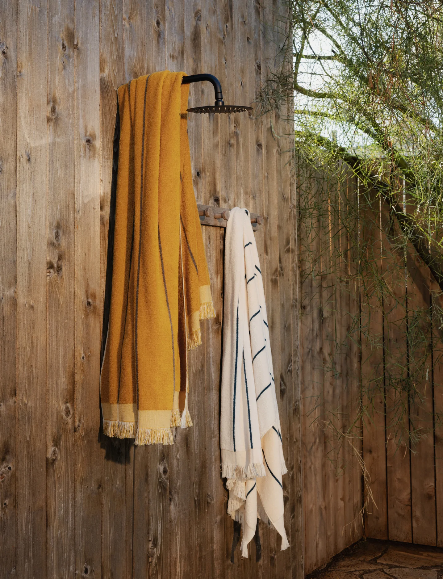 4x Bayside Beach Towel Bundle - Marigold with Warm Grey - Image 6