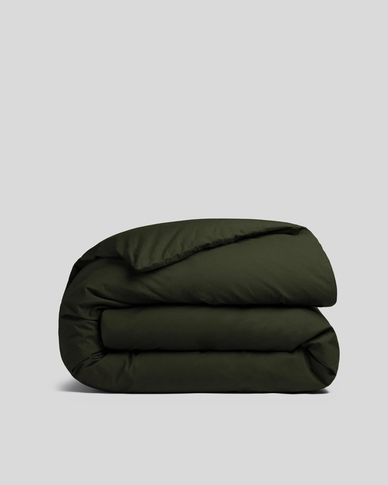Brushed Cotton Duvet Cover (Evergreen)