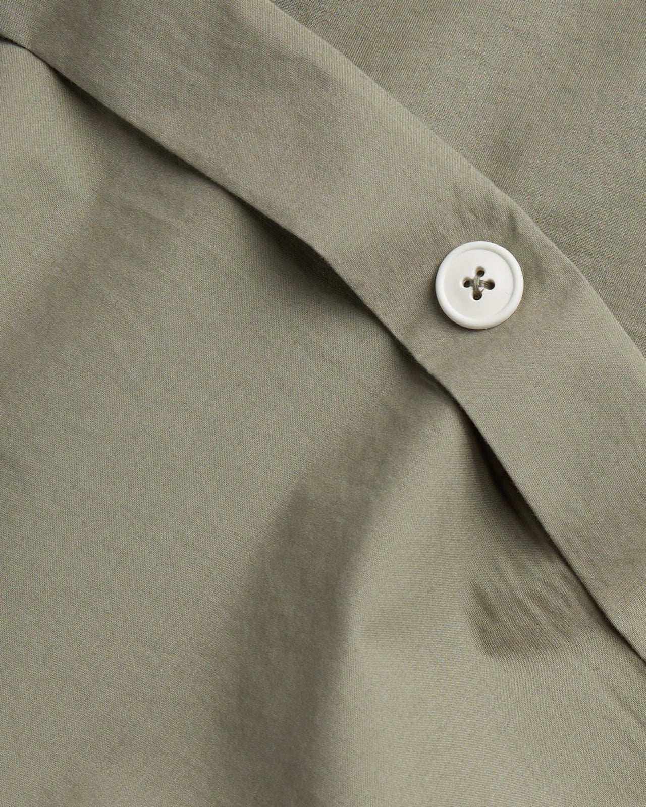 Brushed Cotton Duvet Cover Set - Moss F/Q - Image 3
