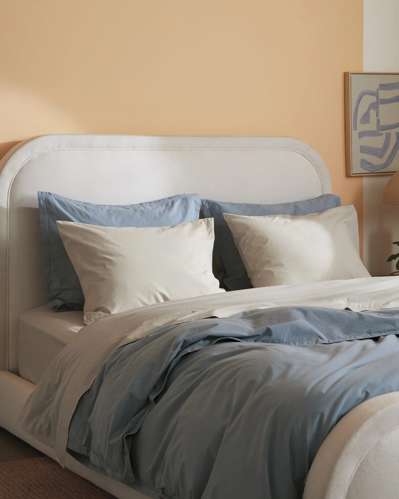 Brushed Cotton Sham Set (Bone) - Image 2