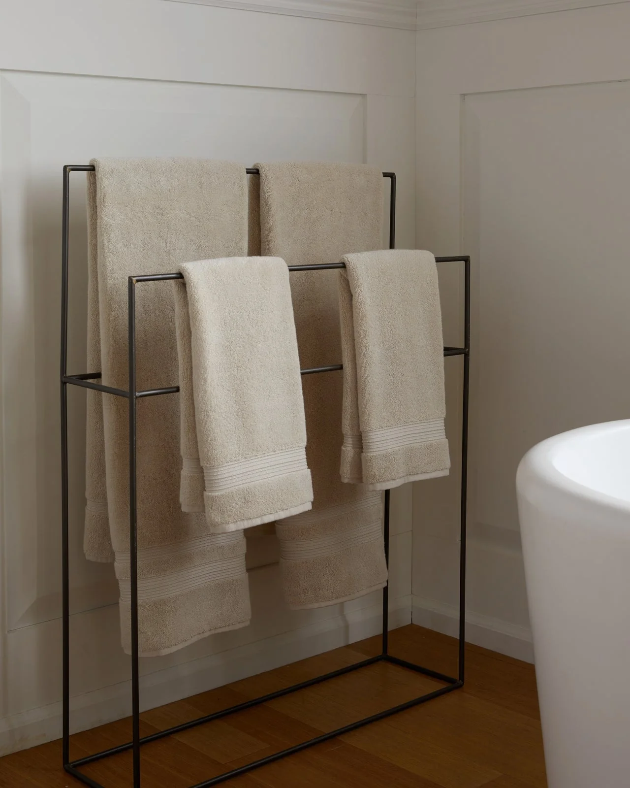Classic Turkish Cotton Towels (Bone) - Image 4