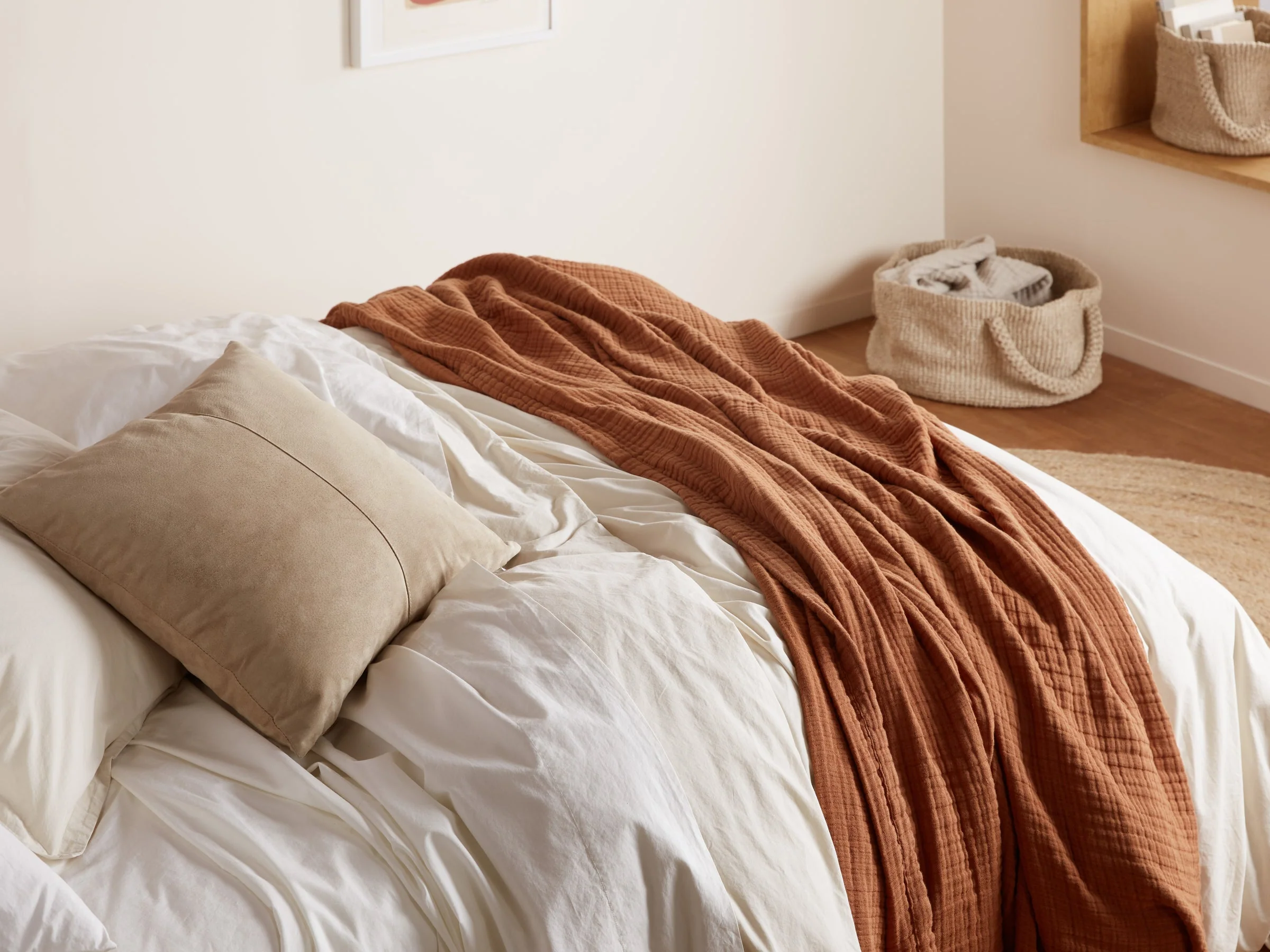 Oversized Cloud Linen Gauze Throw - FINAL SALE - Image 15