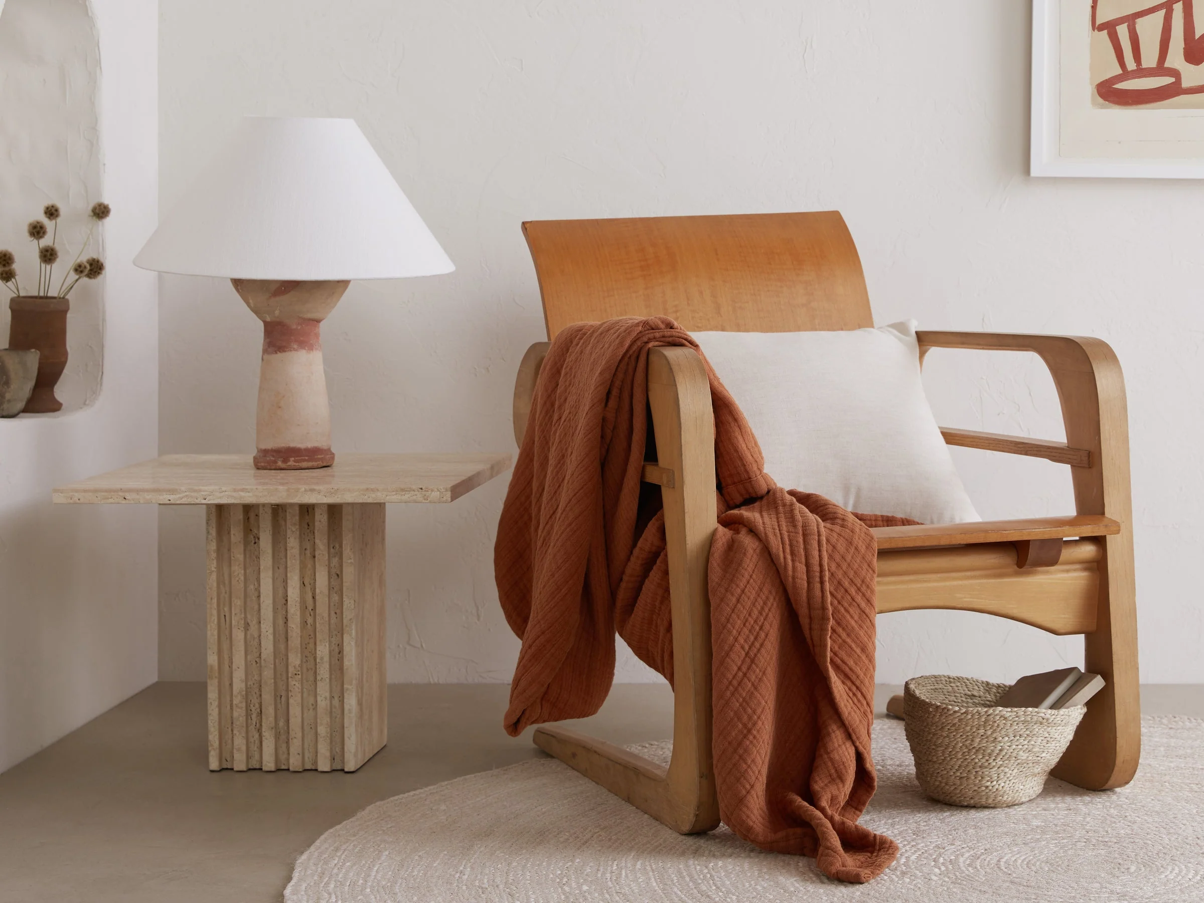 Oversized Cloud Linen Gauze Throw - FINAL SALE - Image 16