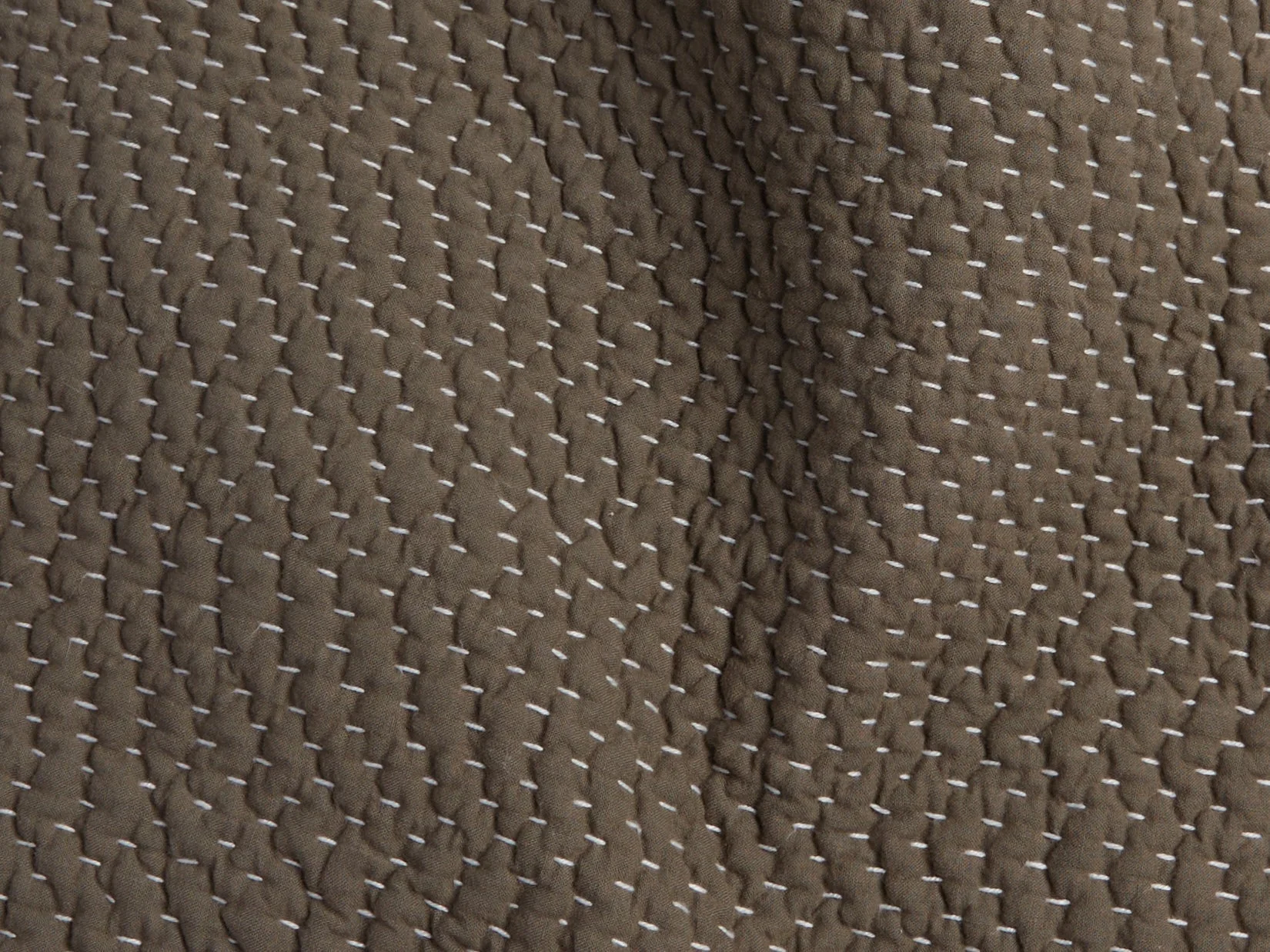Hand Stitched Cotton Quilt - FINAL SALE (Ash) - Image 2
