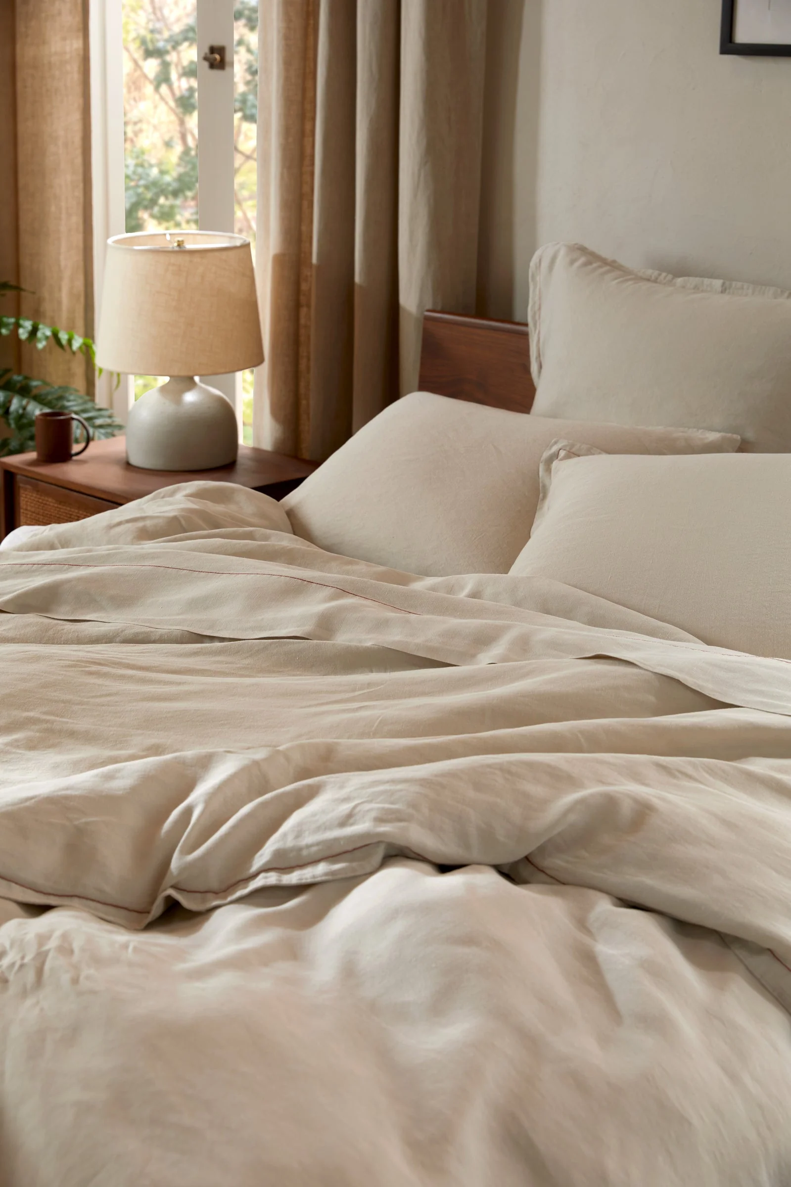 Linen Tencel Venice Set - Bone K/CK - Image 3