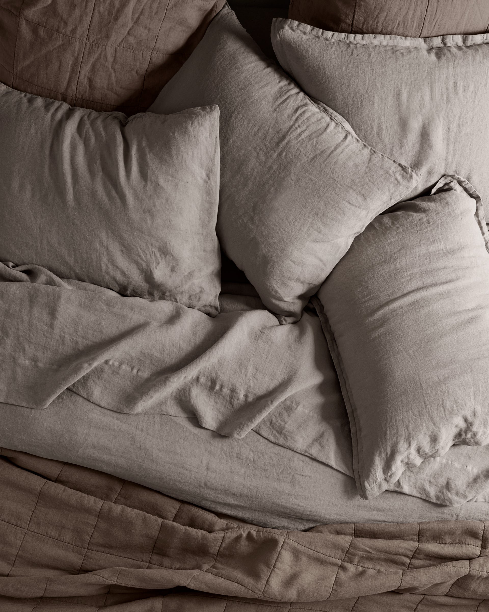 Linen Sham Set (Pebble) - Image 5