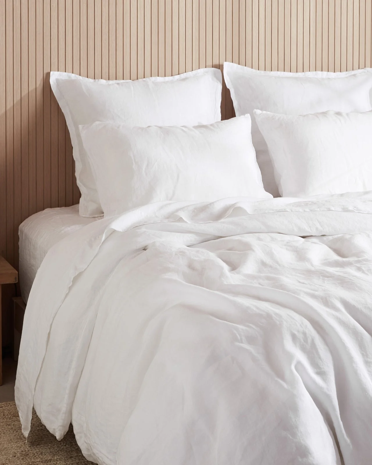 Linen Duvet Cover (White) - Image 2