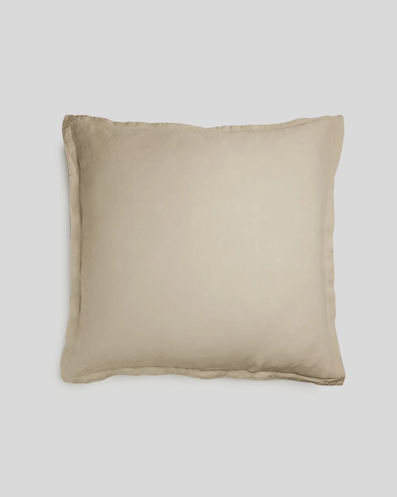 Linen Euro Sham (Toast)
