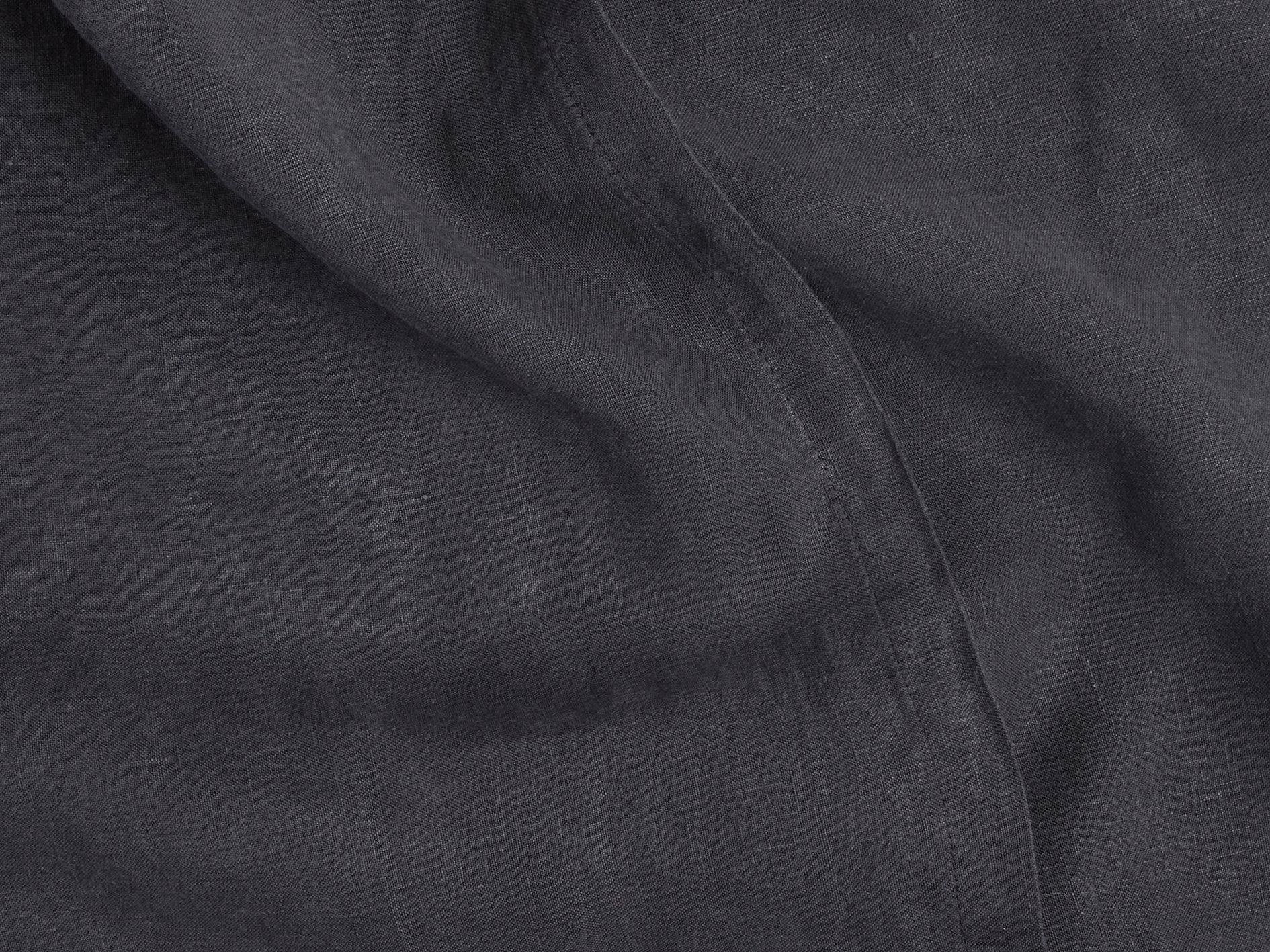 Linen Pillowcase Set - FINAL SALE (Coal) - Image 3