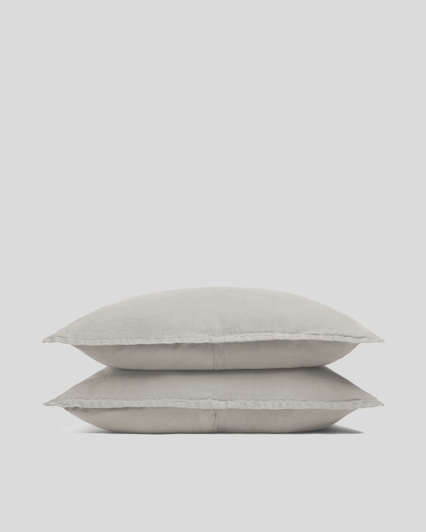 Linen Sham Set (Dove)