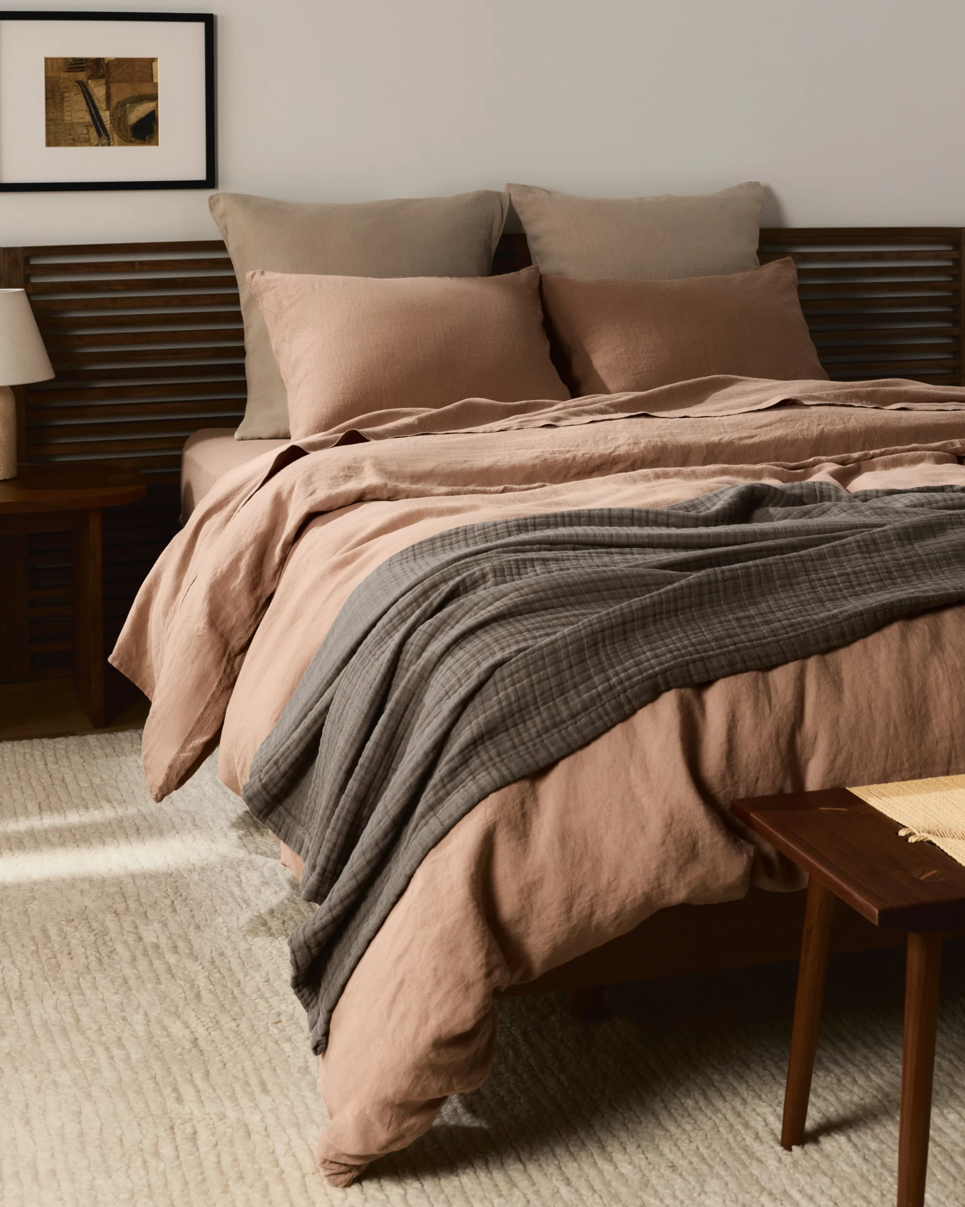 Linen Sheet Set - Adobe F/Q - Image 4