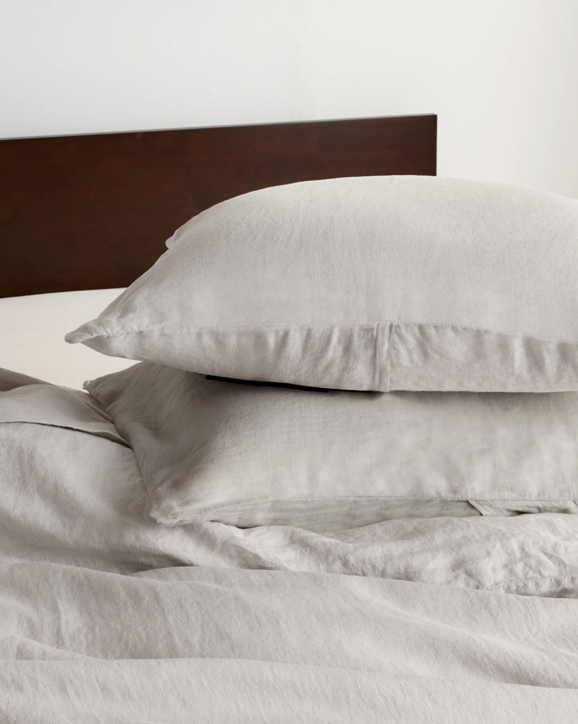 Linen Sheet Set - Dove F/Q - Image 4