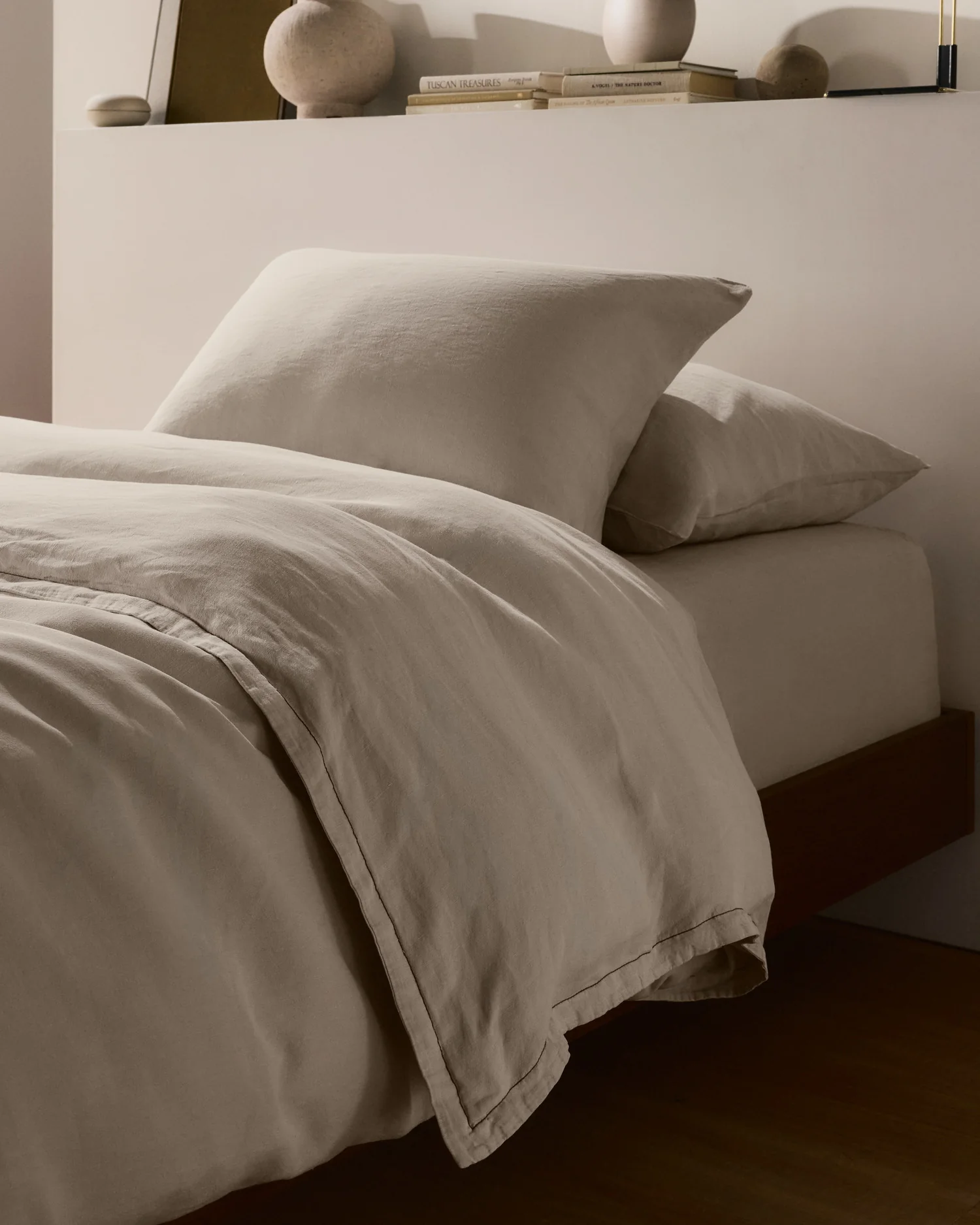 Linen Tencel Venice Set - Bone K/CK - Image 2