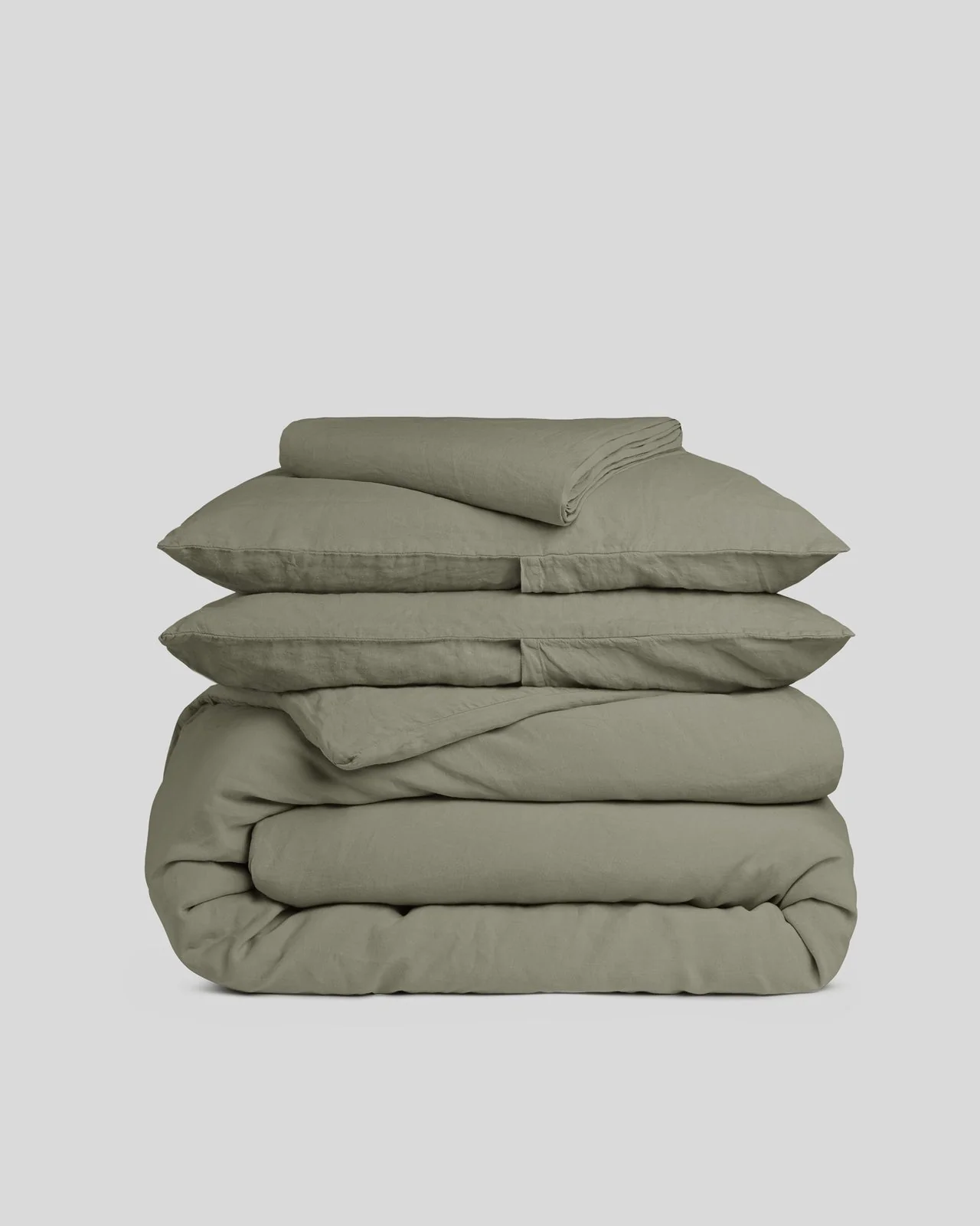 Linen Venice Set - Moss K/CK