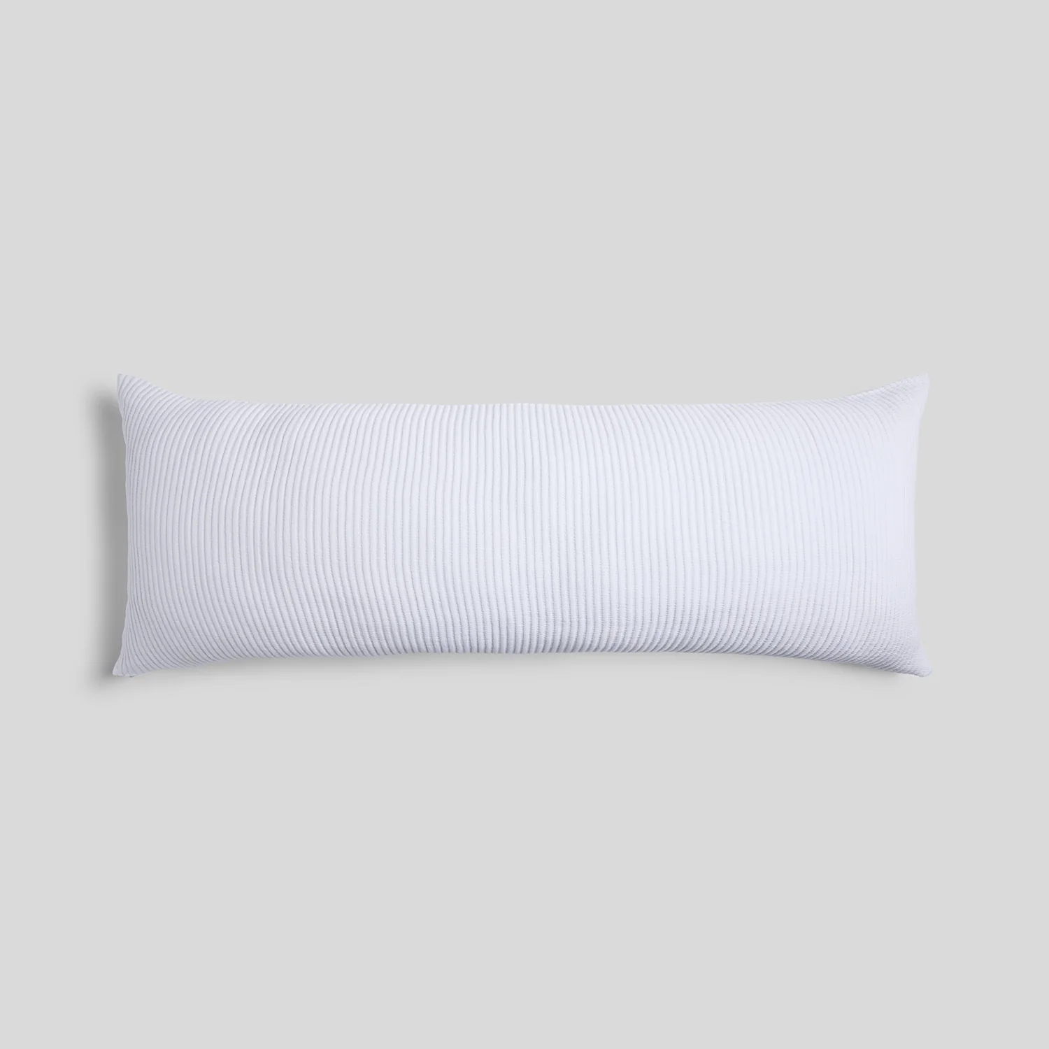 Matelasse Body Pillow Cover (White)