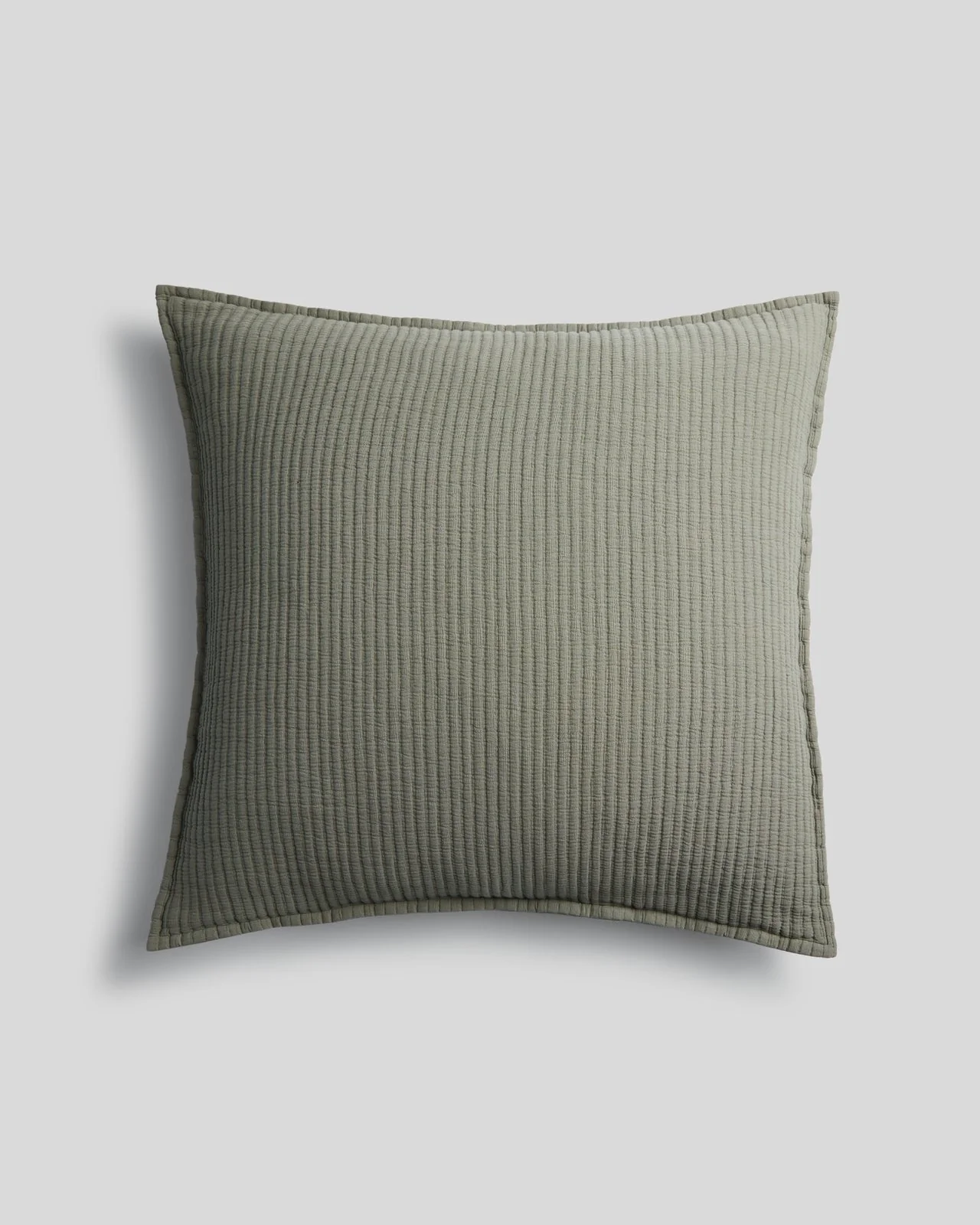 Matelasse Euro Sham (Moss)