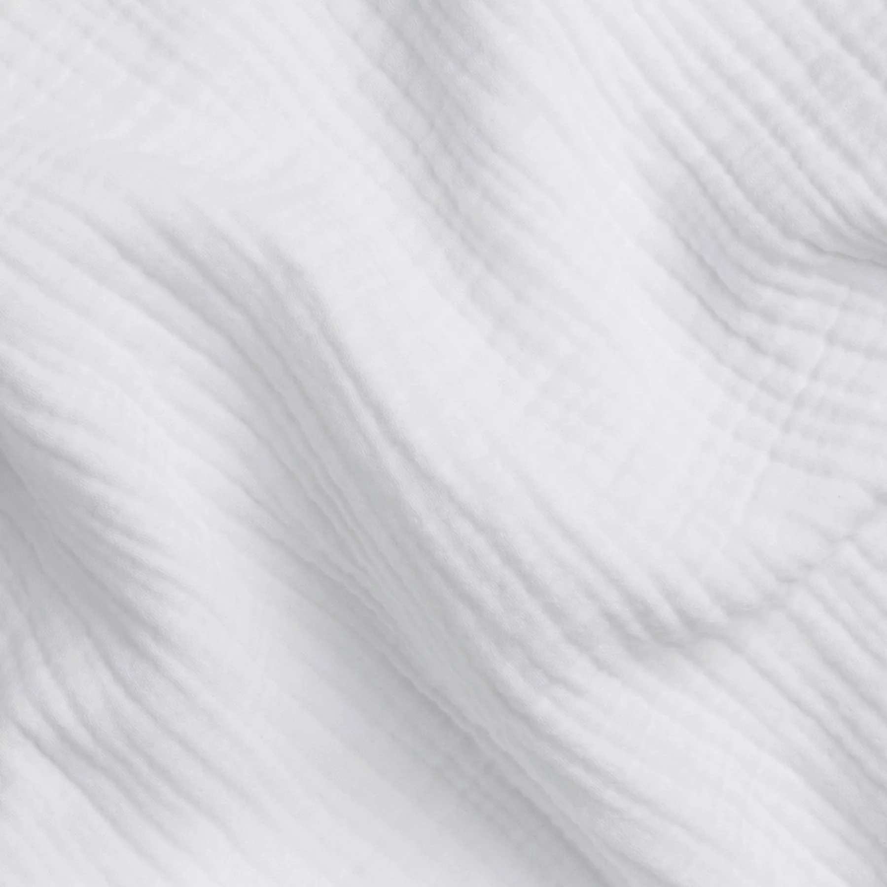 Organic Cloud Cotton Shower Curtain - FINAL SALE (White) - Image 3