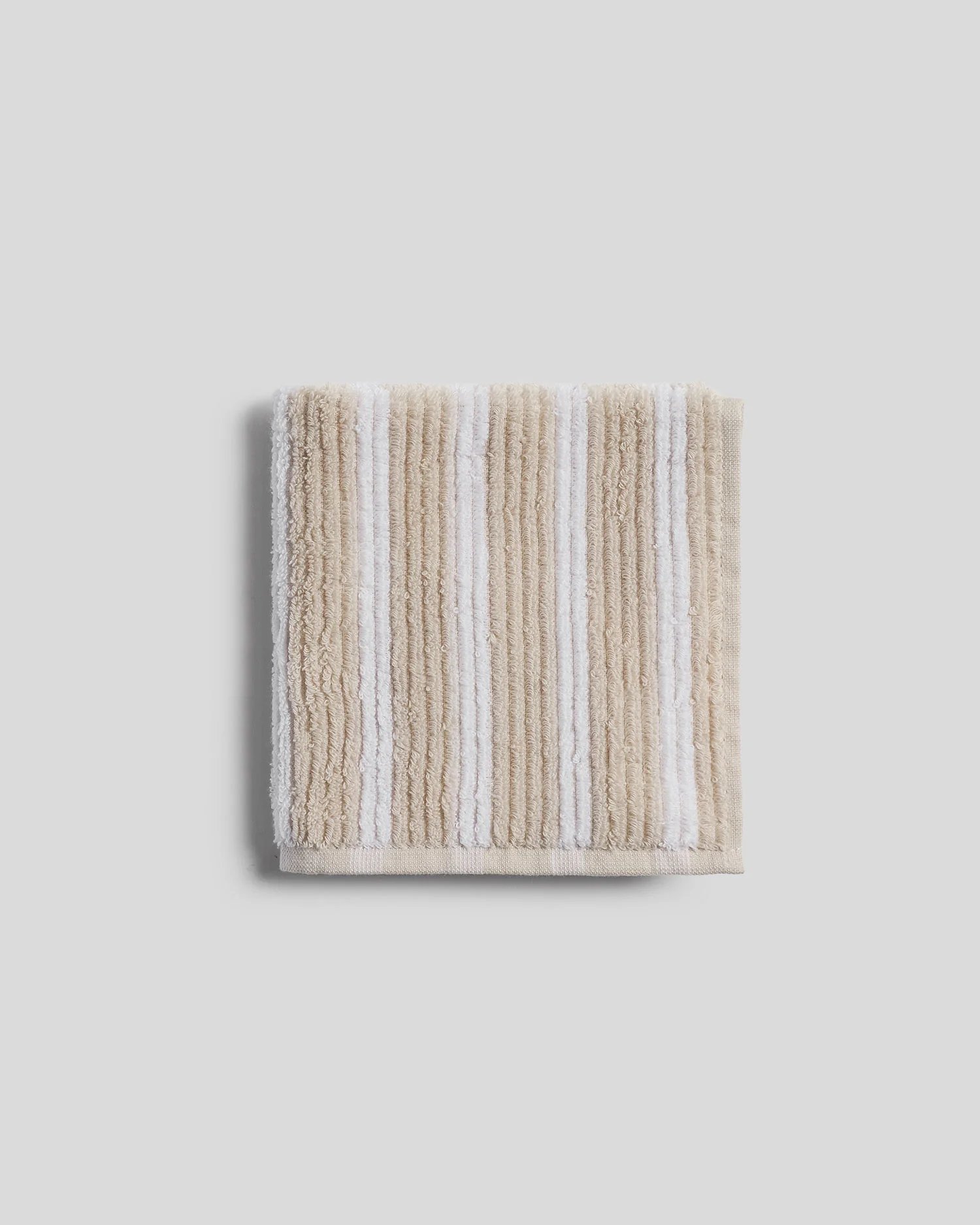 Organic Resort Stripe Towels (Bone with White) - Image 10