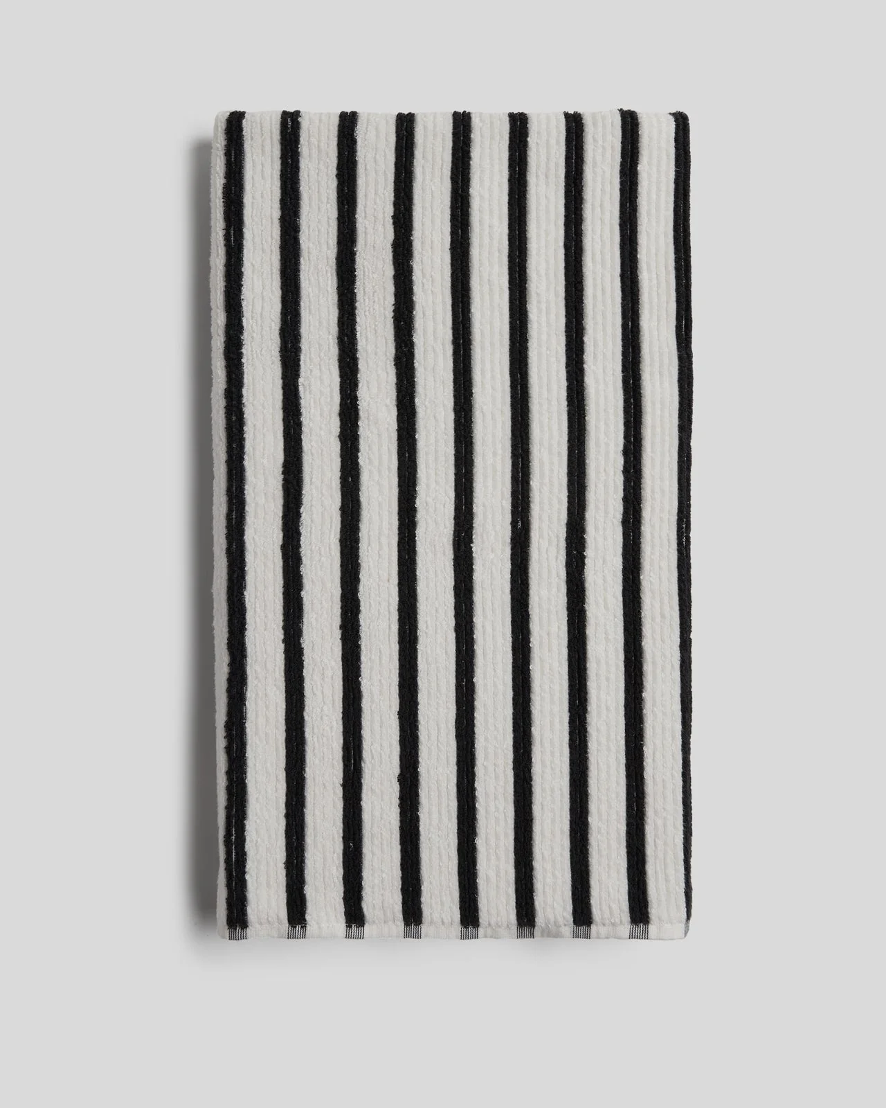 Organic Resort Stripe Towels - FINAL SALE (Plaster with Soft Black) - Image 6
