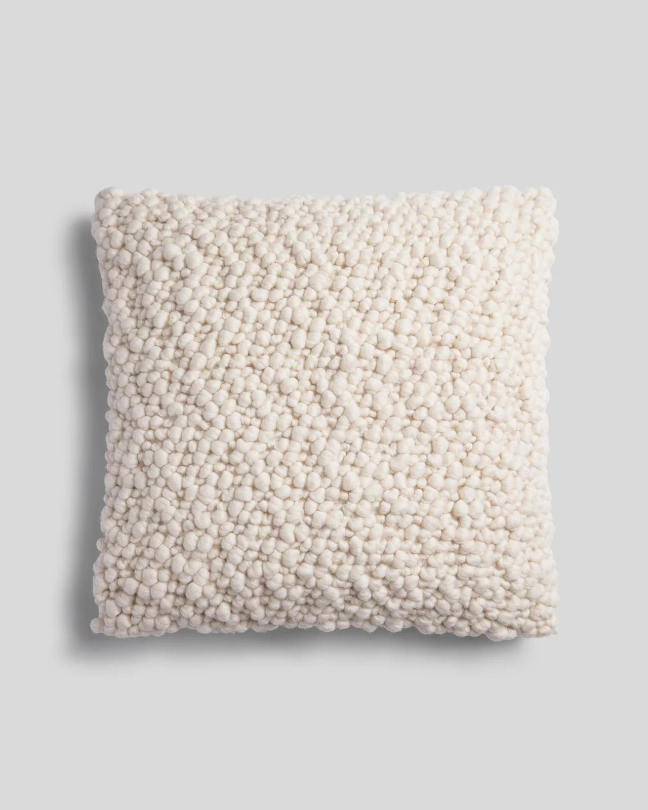 Pebble Handwoven Pillow Cover - FINAL SALE (Cream)
