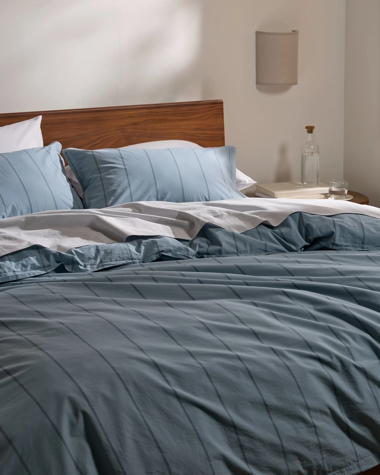 Percale Duvet Cover (Dusk Stripe) - Image 4