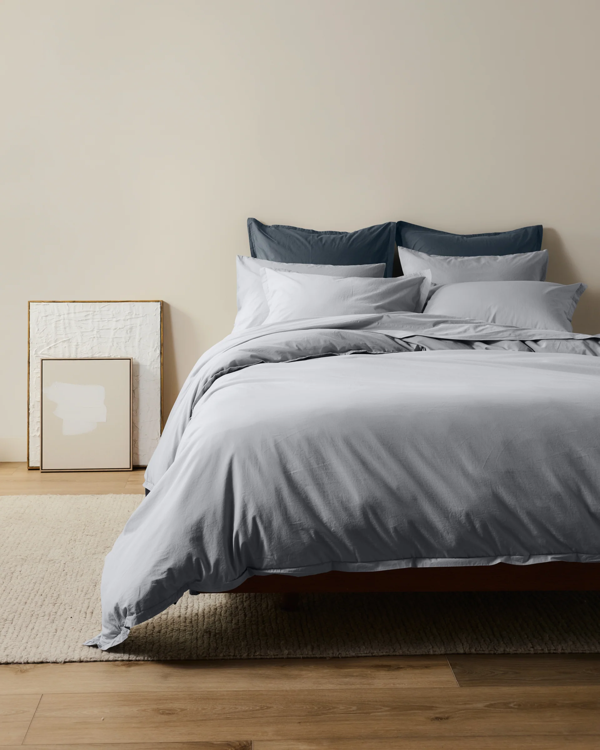 Percale Duvet Cover (Sky) - Image 4