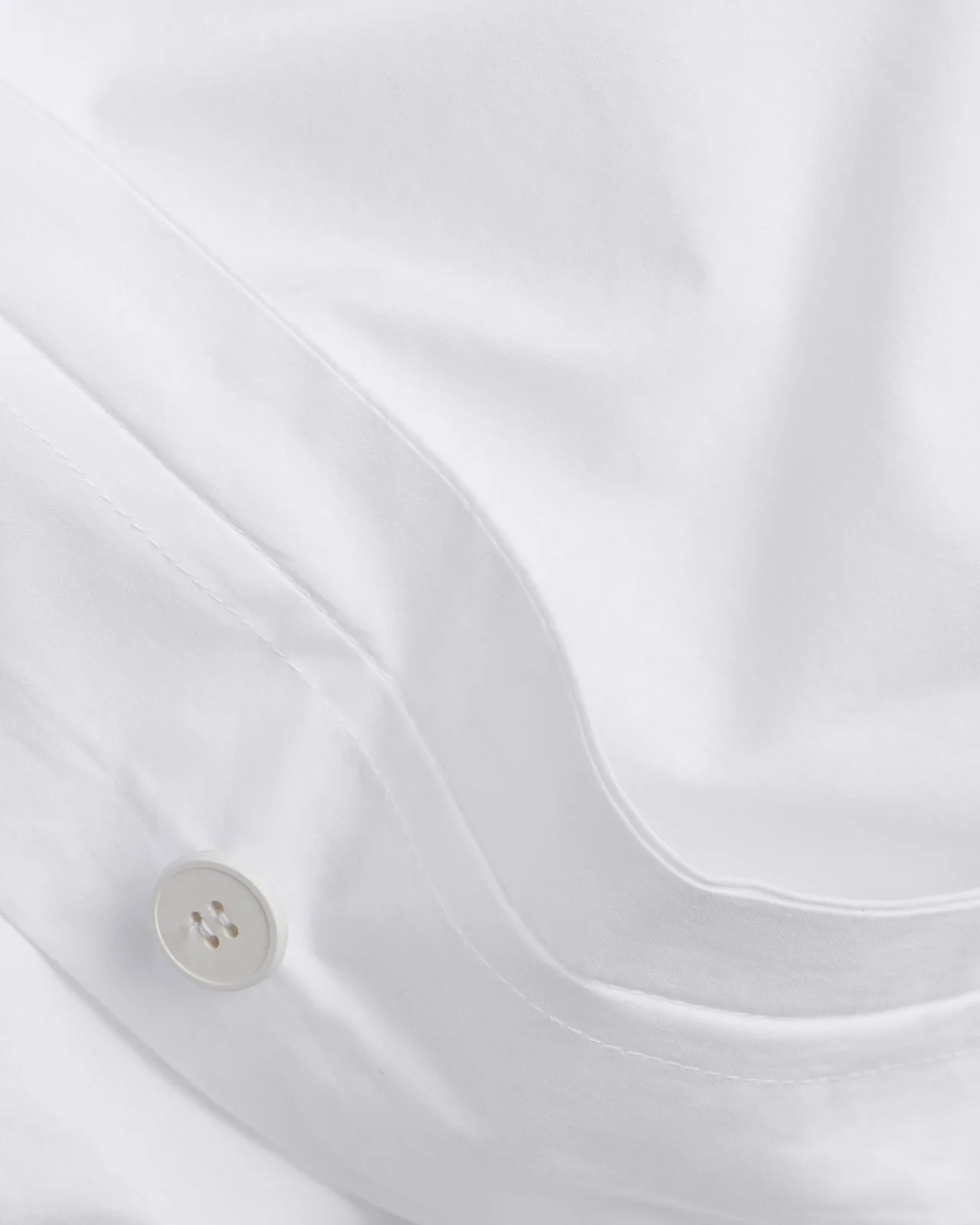 Percale Duvet Cover (White) - Image 3