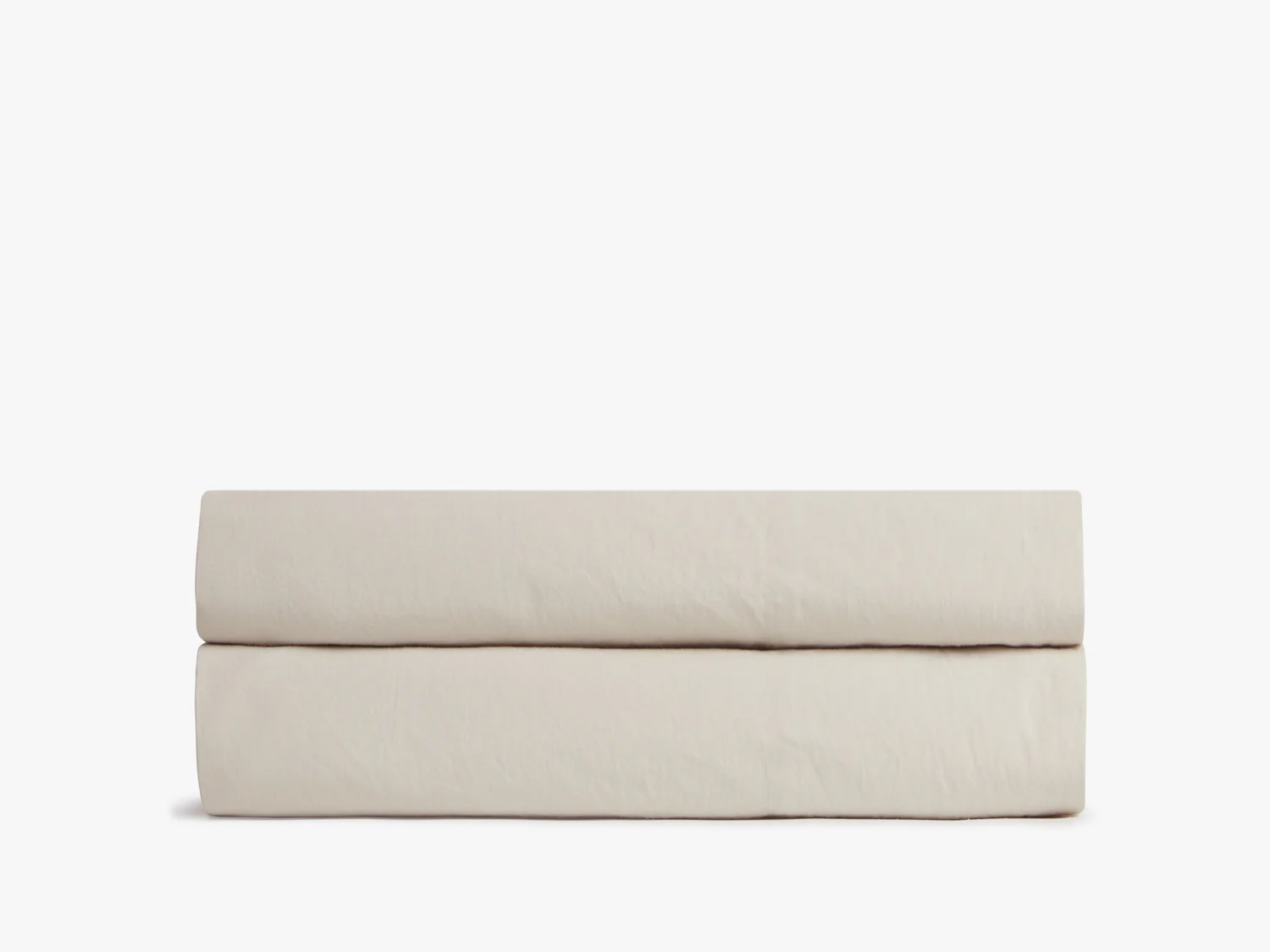 Percale Fitted Sheet - FINAL SALE (Sand) - Image 3