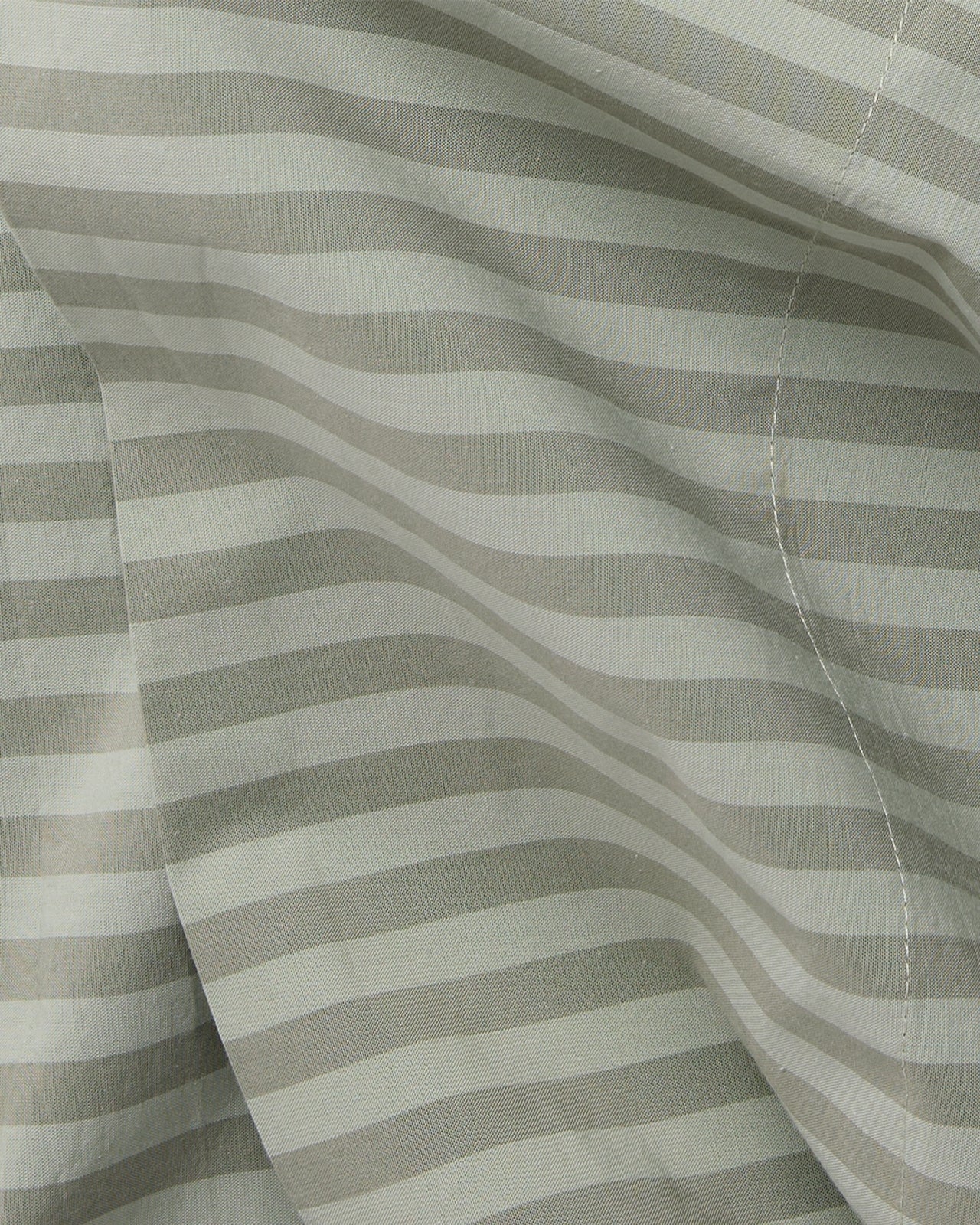 Percale Sheet Set - Moss Stripe F/Q - Image 3