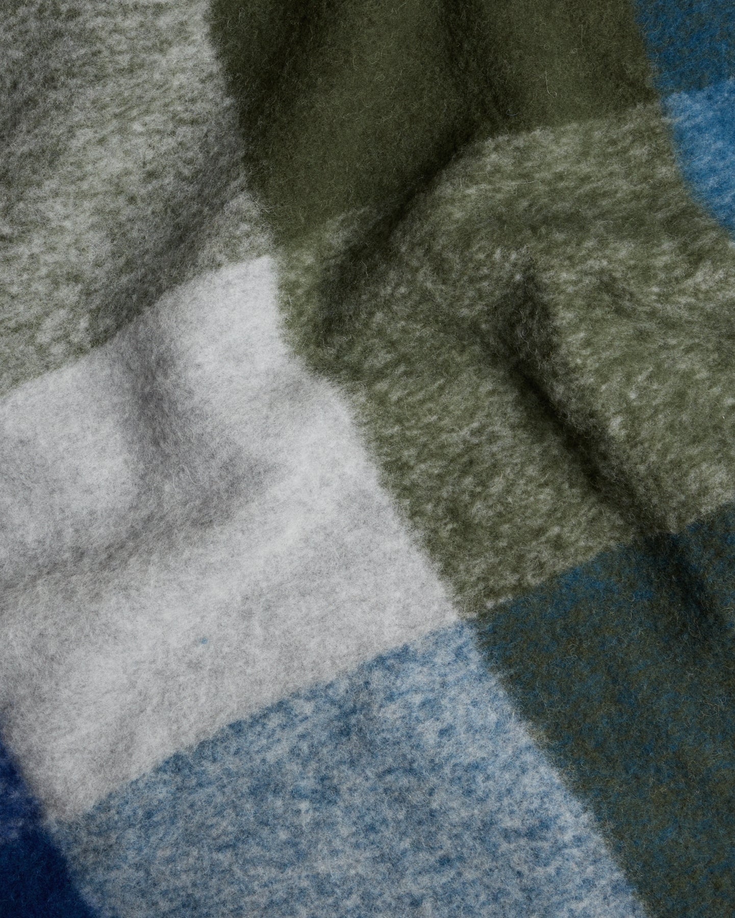 Plaid Wool Alpaca Throw - FINAL SALE (Midnight Plaid) - Image 3