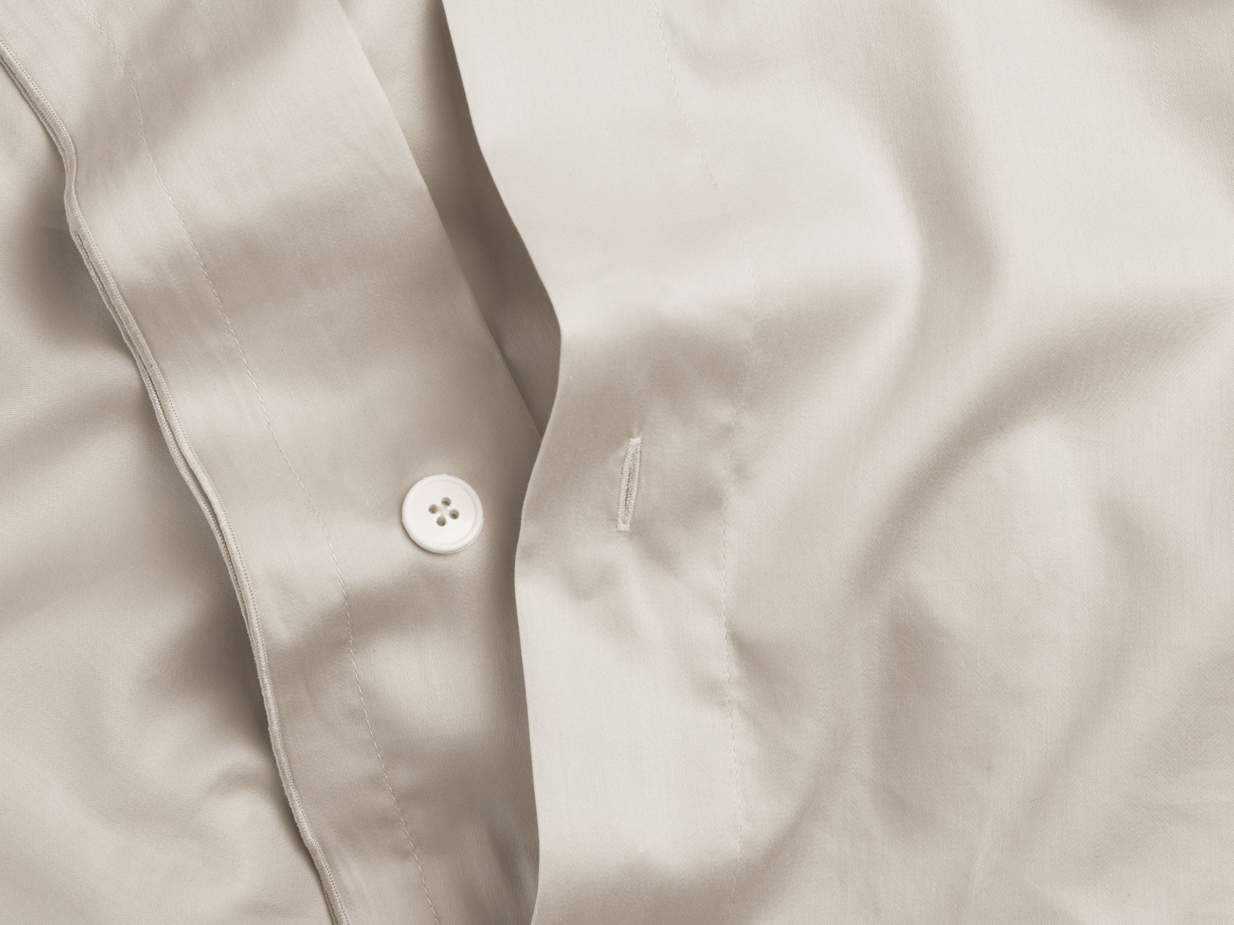 Sateen Duvet Cover Set - Bone F/Q - Image 3