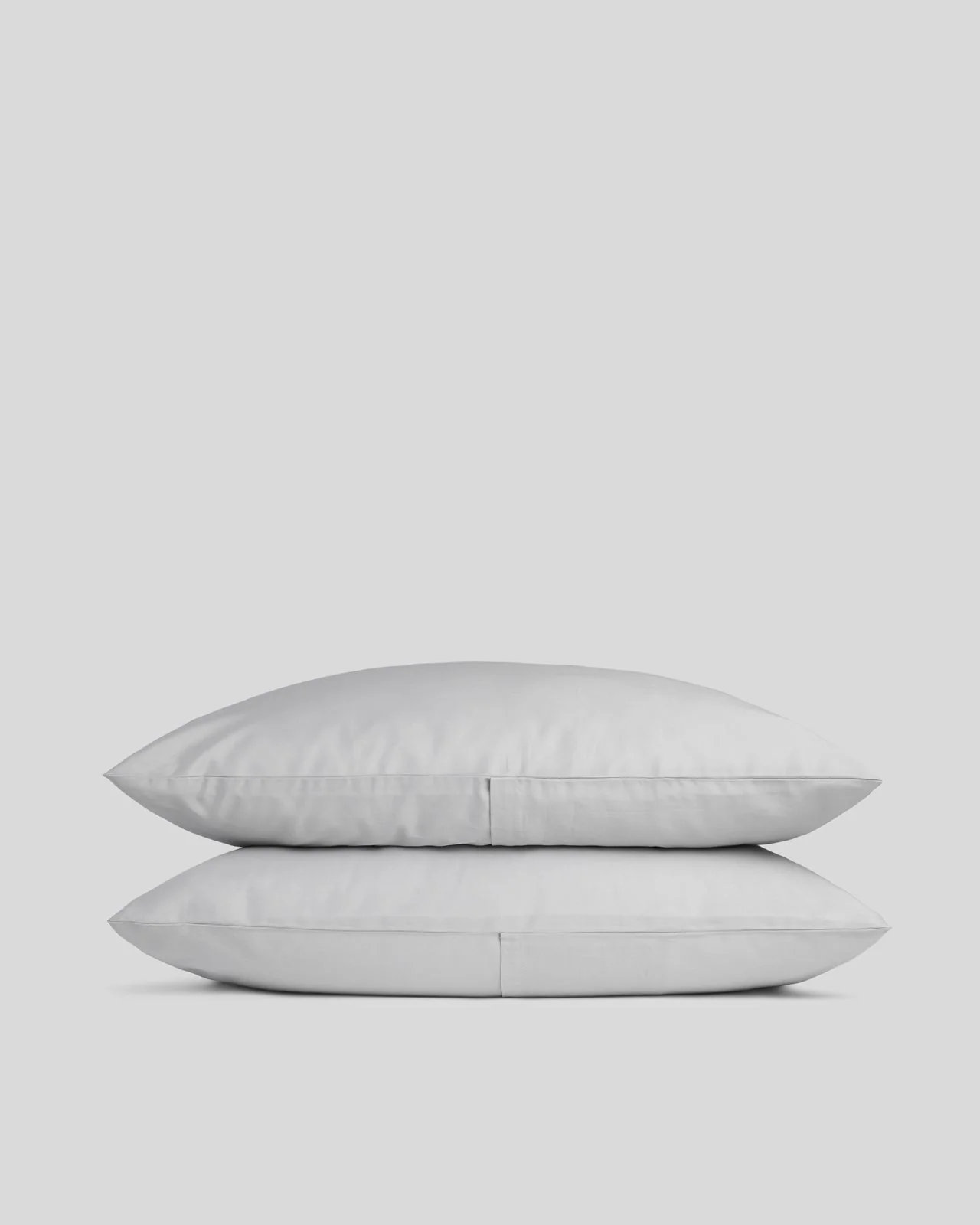 Sateen Pillowcase Set (Light Grey)