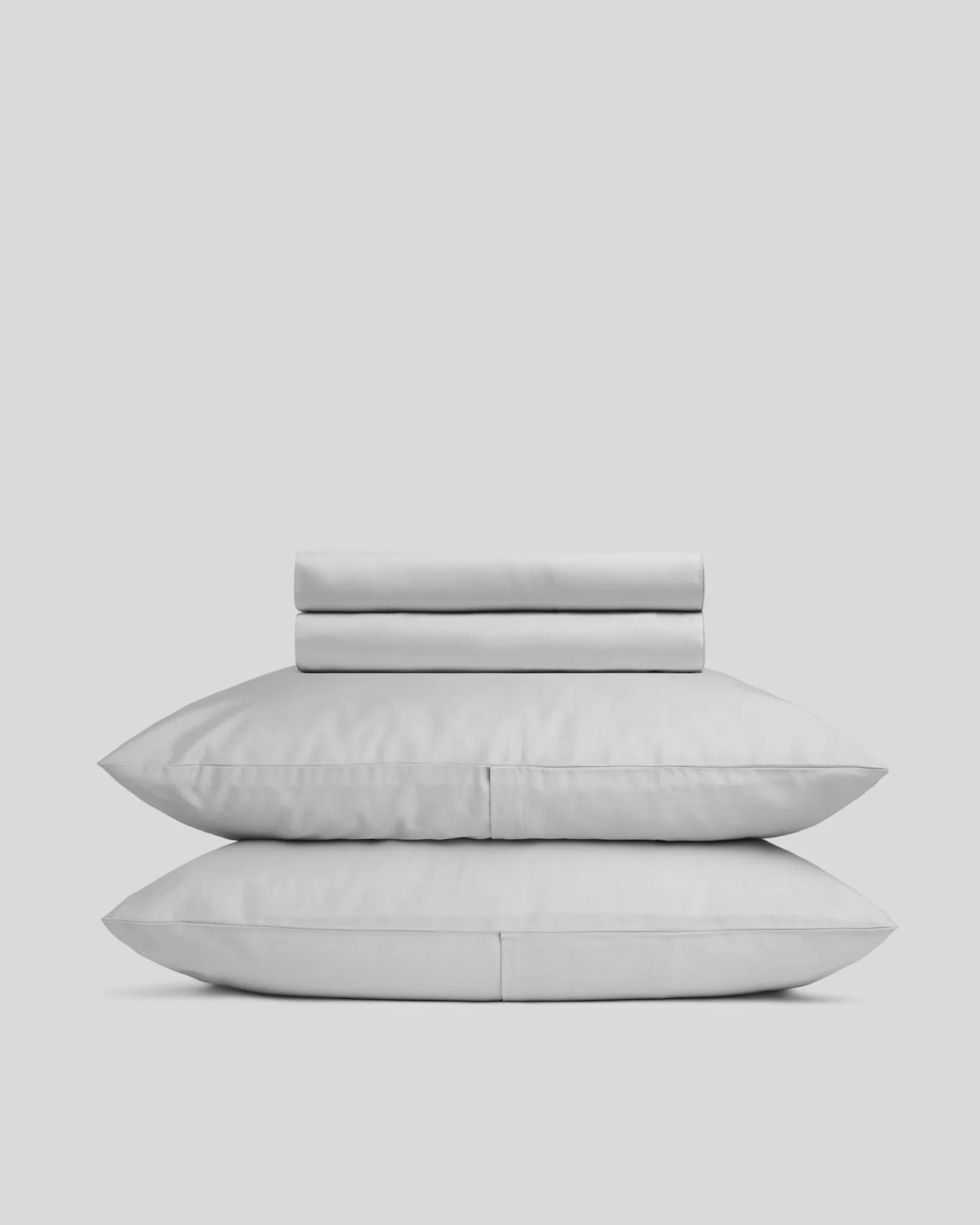 Sateen Sheet Set - Light Grey F/Q