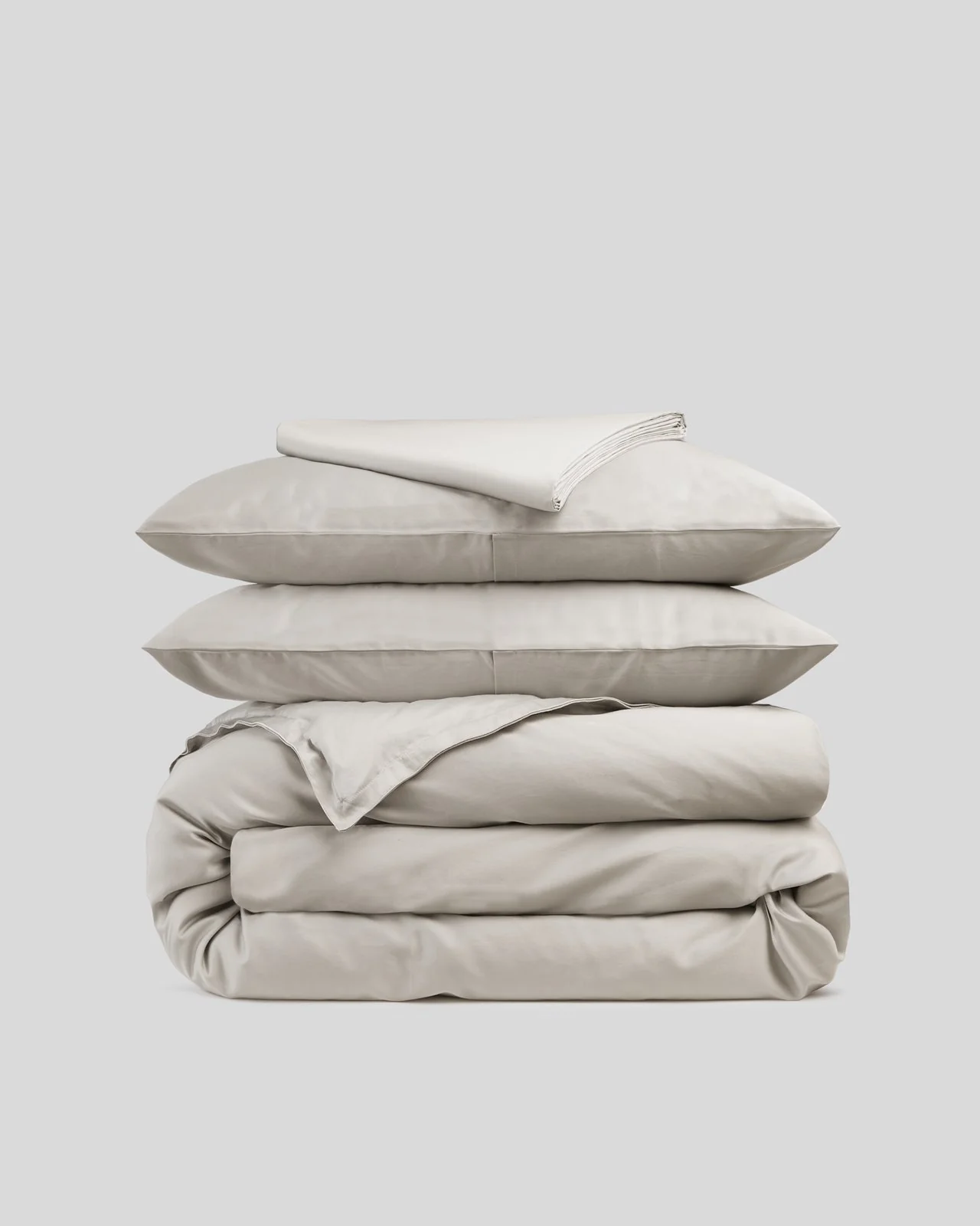 Sateen Venice Set - Bone F/Q