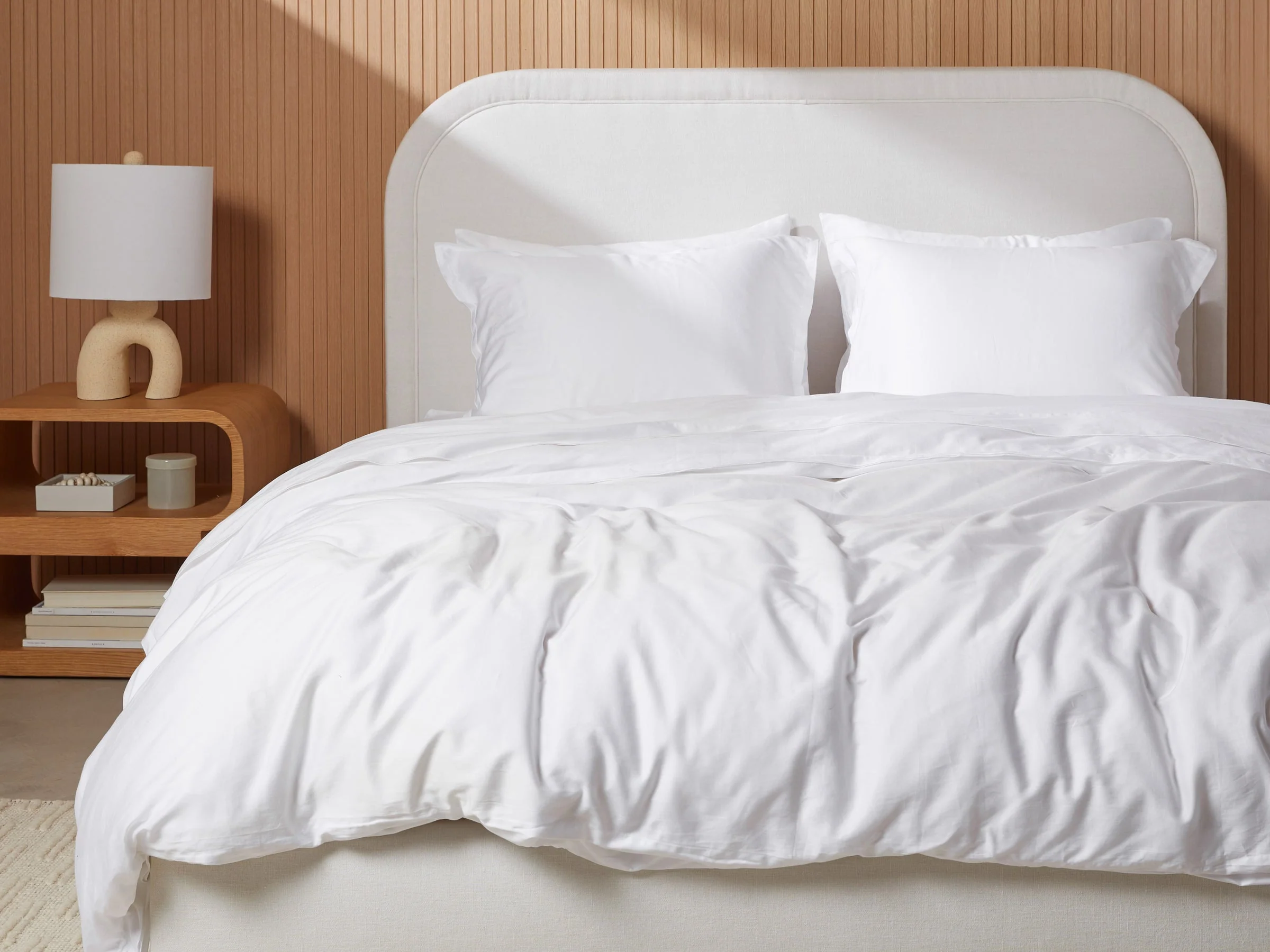 Sateen Venice Set - White F/Q - Image 2